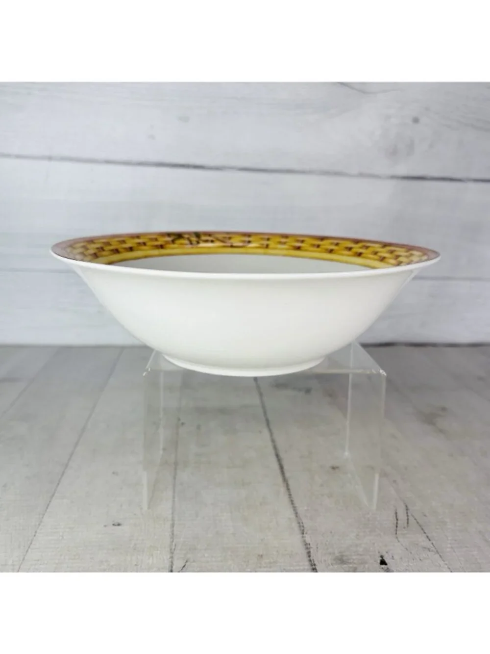 American Atelier MONKEY 5029 Jungle Bamboo Rim Porcelain 9